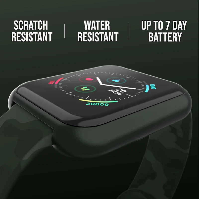 Itouch Air 3 Unisex Adult Black Smart Watch 500006b-4-51-G02