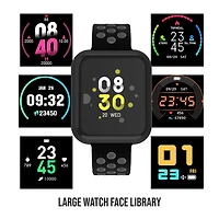 Itouch Air 3 Unisex Adult Black Smart Watch 500006b-4-51-G02