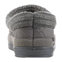 Isotoner Mens Memory Foam Bootie Slippers