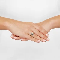 Womens 14K Gold Heart Band
