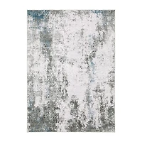 Covington Home Mirabelle Marbled Abstract Washable Indoor Rectangular Area Rug