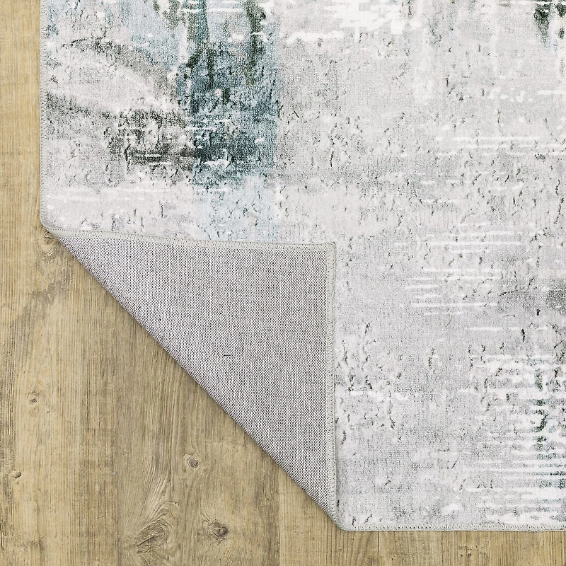 Covington Home Mirabelle Distressed Abstract Washable 2'X8' Indoor Rectangular Runner