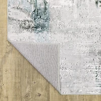 Covington Home Mirabelle Distressed Abstract Washable 2'X8' Indoor Rectangular Runner