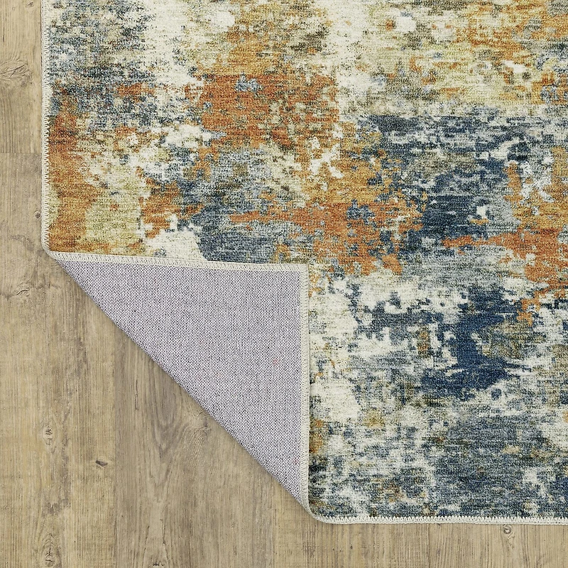 Covington Home Mirabelle Patina Abstract Washable 2'X8' Indoor Rectangular Runner