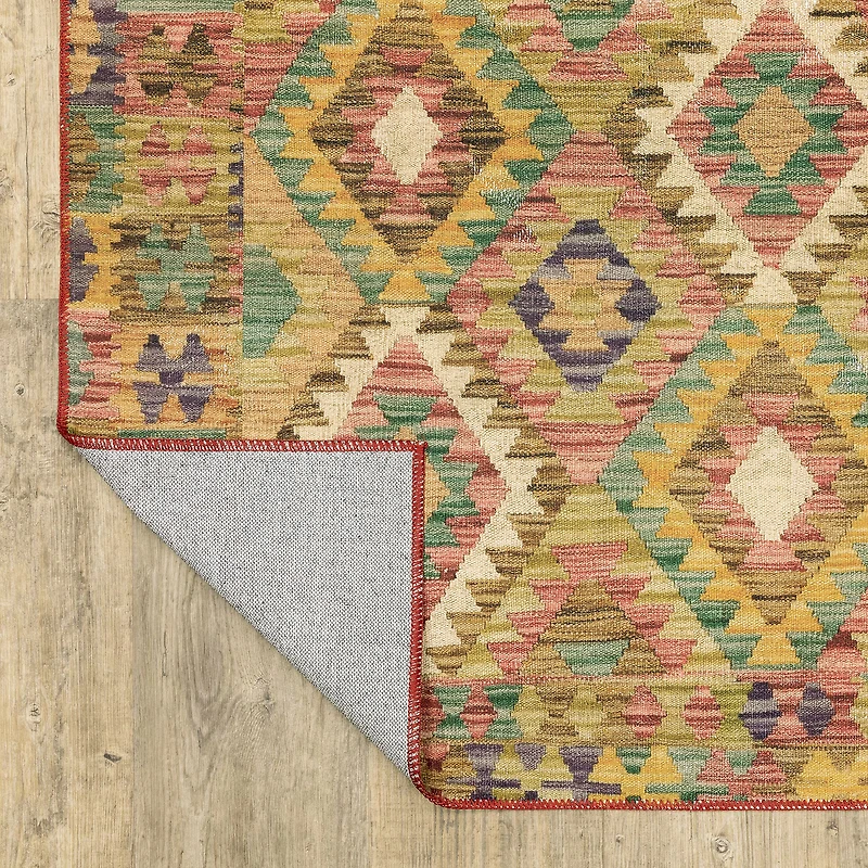 Covington Home Mirabelle Tribal Inspirations Geometric Washable 2'X8' Indoor Rectangular Runner
