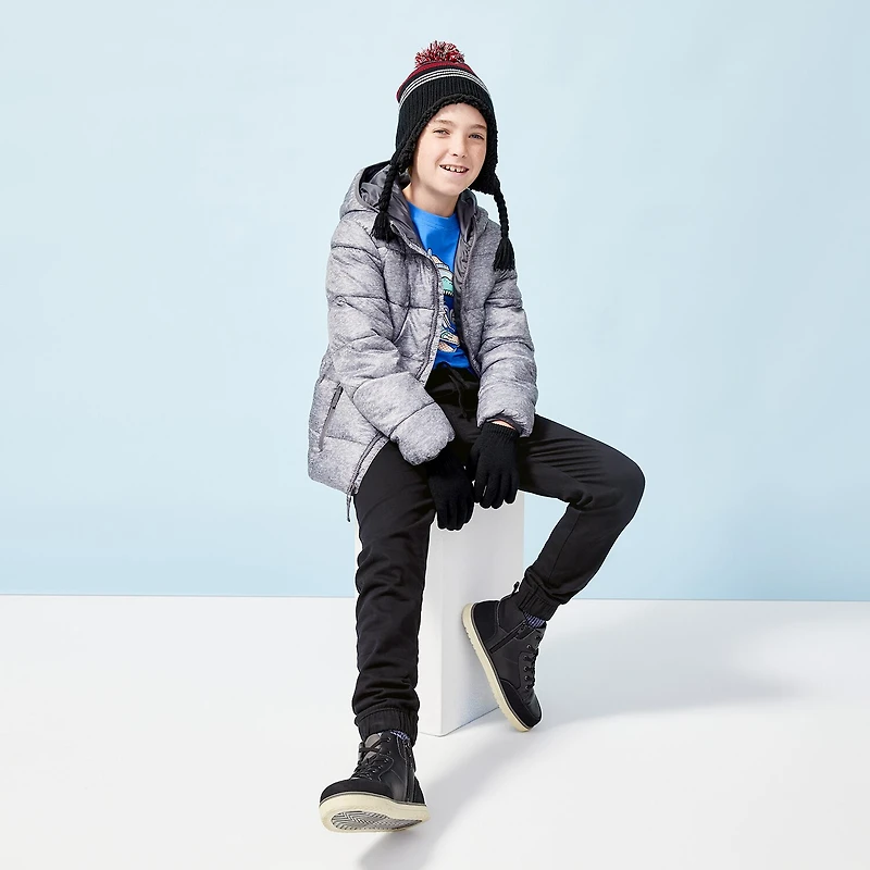 Thereabouts Pull-On Little & Big Kid Boys Stretch Fabric Cuffed Regular Fit Jogger Pant