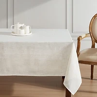 Laura Ashley Dothan Taupe Tablecloth