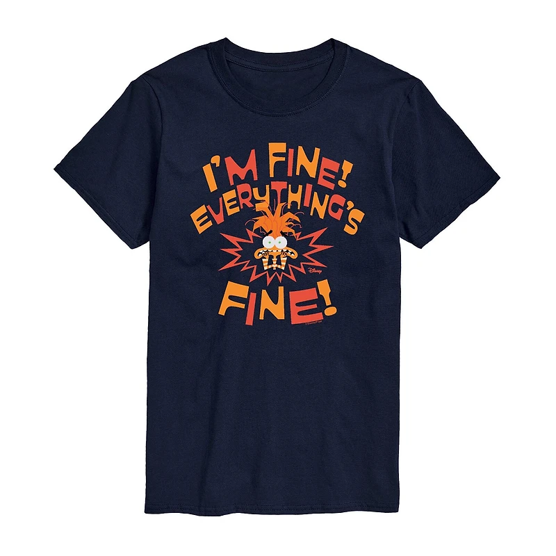 Mens Short Sleeve Inside Out 2 Graphic T-Shirt