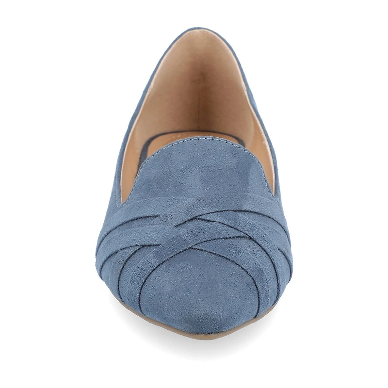 Journee Collection Mindee Womens Pointed Closed Toe Loafers