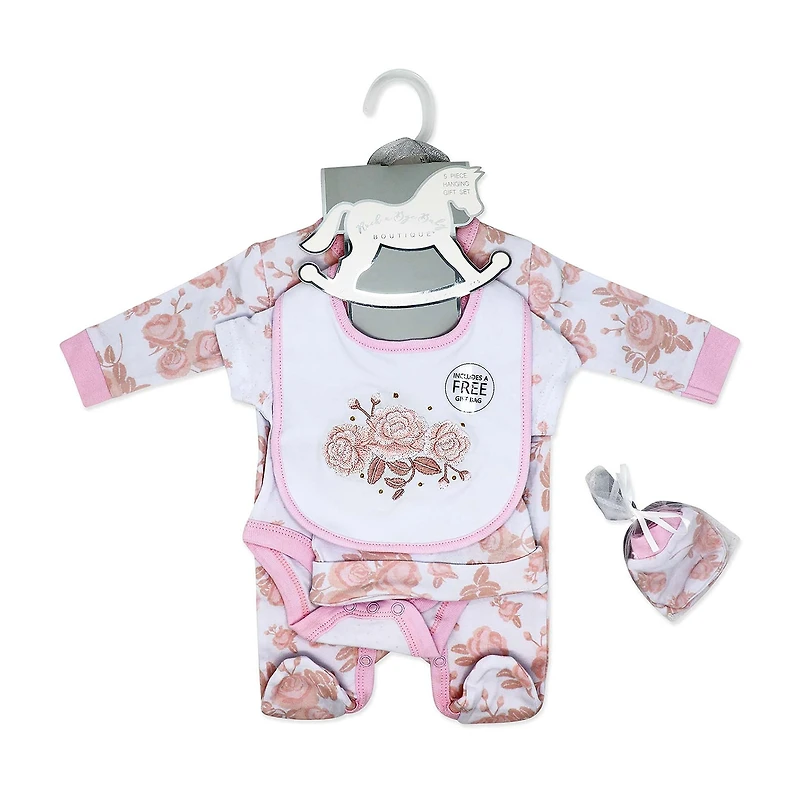 3 Stories Trading Company Baby Girls 5-pc. Clothing Set