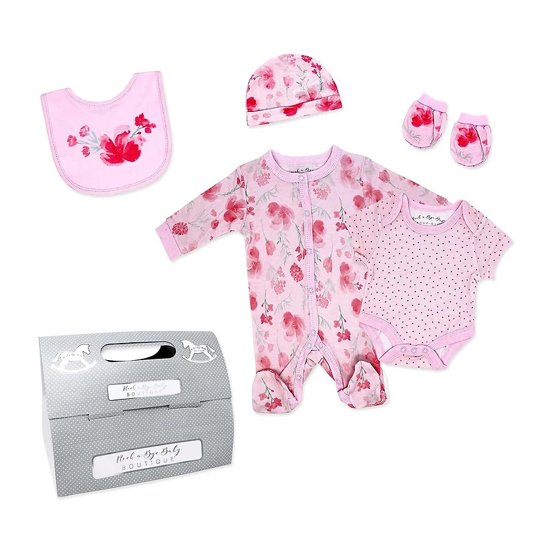3 Stories Trading Company Baby Girls 5-pc. Clothing Set
