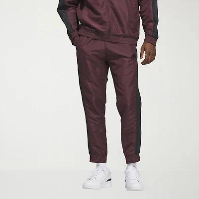adidas Mens Cuffed Mid Rise Regular Fit Track Pant