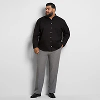 Van Heusen Cronbie Mens Long Sleeve Regular Fit Stretch Fabric Big and Tall Button-Down Shirt