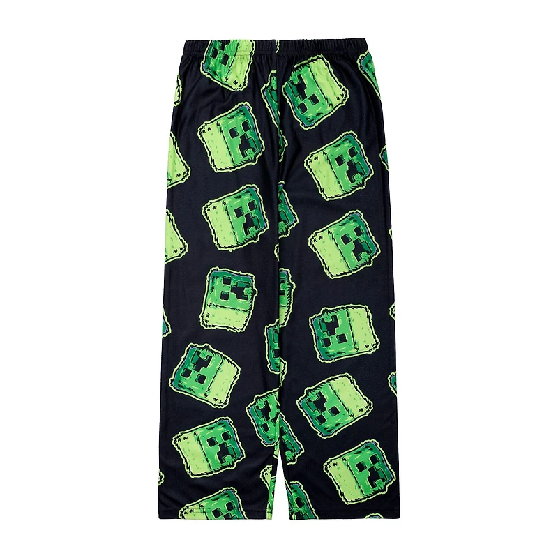 Big Kid Boys Minecraft Long Sleeve 2-pc. Pajama Set