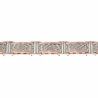 Mens Stainless Steel 8 1/2 Inch Link Bracelet
