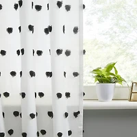Intelligent Design Lauren Rod Pocket Embellished Sheer Single Curtain Panel