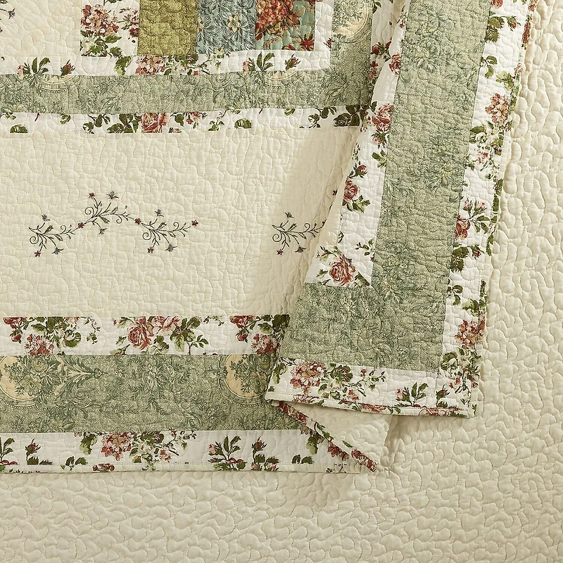 Modern Heirloom Olivia 3-pc. Embroidered Quilt Set