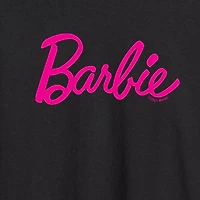 Mens Crew Neck Long Sleeve Barbie Graphic T-Shirt