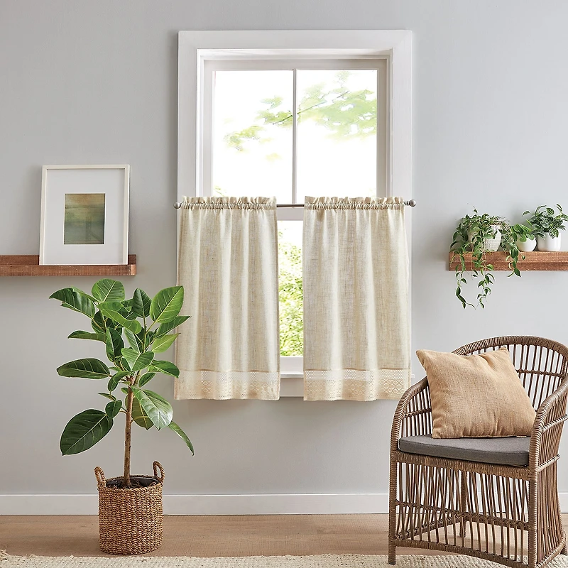 CHF Bridget 2-pc. Rod Pocket Window Tier