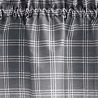CHF Lodge Plaid 2-pc. Rod Pocket Window Tier