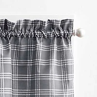 CHF Lodge Plaid 2-pc. Rod Pocket Window Tier