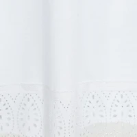 CHF Penny Eyelet 2-pc. Rod Pocket Window Tier