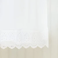 CHF Penny Eyelet 2-pc. Rod Pocket Window Tier