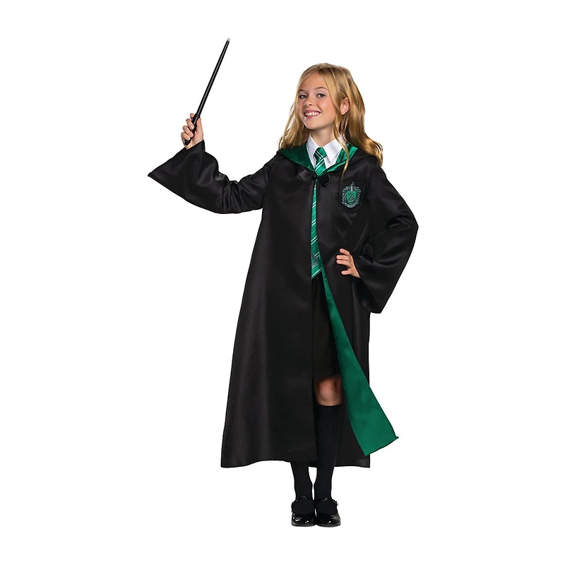 Little & Big Kid Unisex Slytherin Robe Deluxe Harry Potter Costume