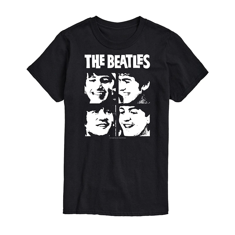 Mens Short Sleeve The Beatles Graphic T-Shirt