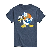 Mens Short Sleeve Donald Duck Graphic T-Shirt