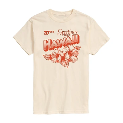 Mens Short Sleeve Hawaii Graphic T-Shirt