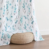 Regal Home Isla Printed Grommet Top Energy Saving Blackout Set of 2 Curtain Panel