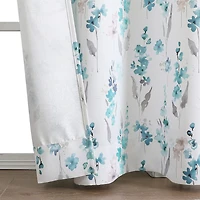 Regal Home Isla Printed Grommet Top Energy Saving Blackout Set of 2 Curtain Panel