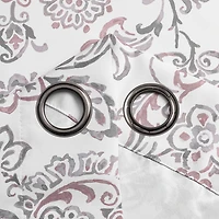 Regal Home Kelvis Printed Grommet Top Energy Saving Blackout Set of 2 Curtain Panel