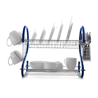 MegaChef 16" Two Shelf Dish Rack