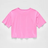 Xersion Little & Big Kid Girls Crew Neck Short Sleeve Active T-Shirt