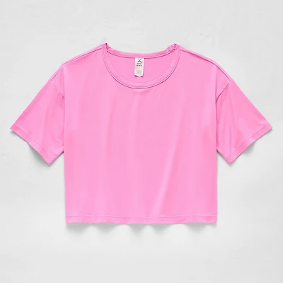 Xersion Little & Big Kid Girls Crew Neck Short Sleeve Active T-Shirt
