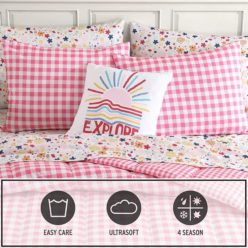 Eddie Bauer Preston Check Easy Care Comforter Set
