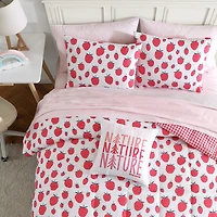 Eddie Bauer Strawberry Field Floral Easy Care Comforter Set