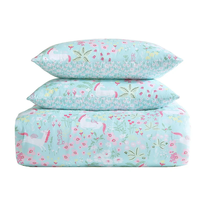 Laura Ashley Magical Unicorns Easy Care Comforter Set