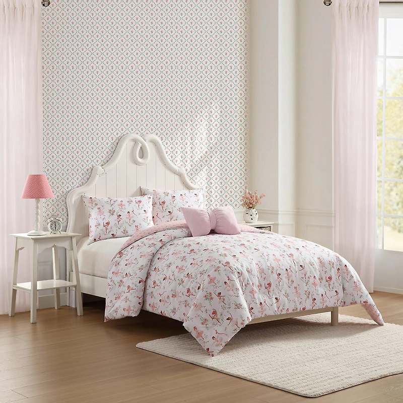 Laura Ashley Ballerina Divas Easy Care Comforter Set