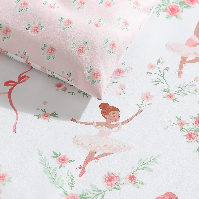 Laura Ashley Ballerina Divas Easy Care Comforter Set
