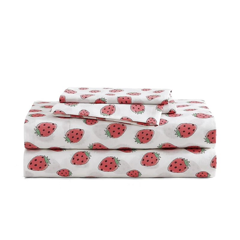Poppy & Fritz Strawberry Picnic Sheet Set