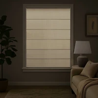 Madison Park Galen Matte Cordless Room Darkening Roman Shade