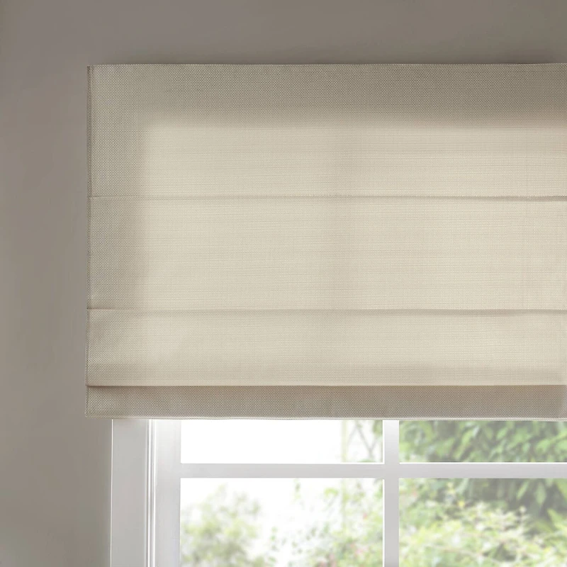 Madison Park Galen Matte Cordless Room Darkening Roman Shade