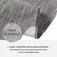 Madison Park Quincy Cordless 100% Blackout Roman Shade