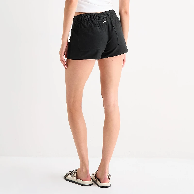 Hurley Womens Low Rise Juniors Pull-On Short