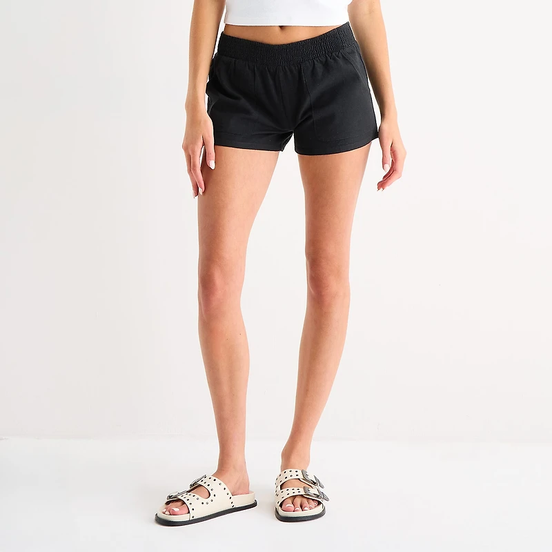 Hurley Womens Low Rise Juniors Pull-On Short