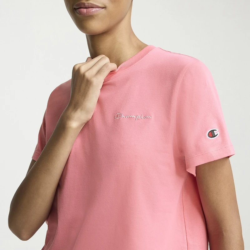 Champion Womens Crew Neck Short Sleeve Active T-Shirt