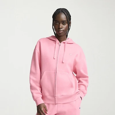 Champion Womens Fleece Long Sleeve Zipper Active Hoodie